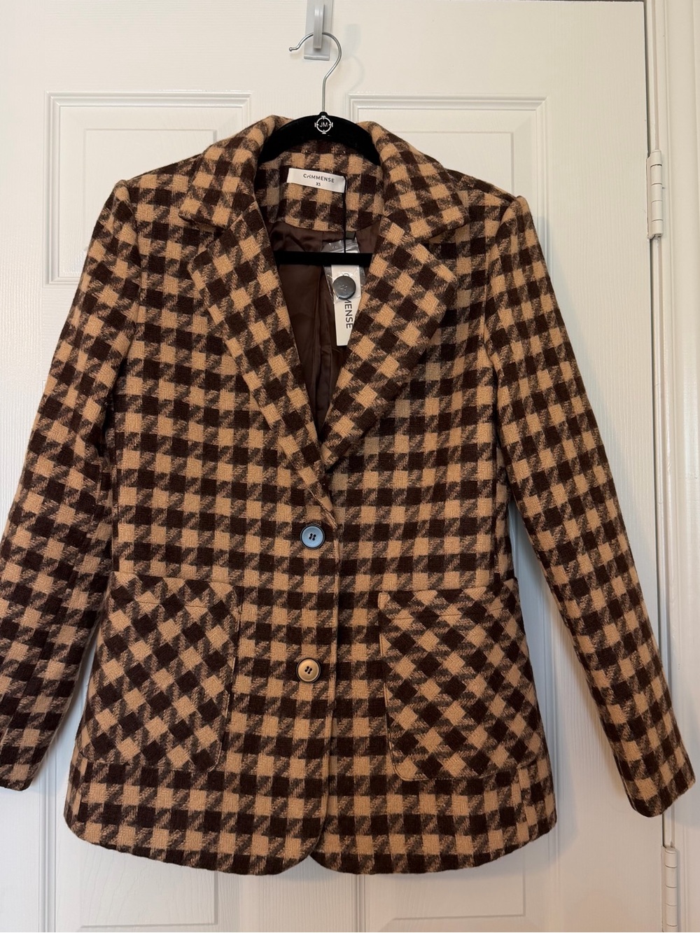 Commense houndstooth blazer